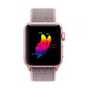 Pasek Tech-Protect Nylon na Apple Watch 4 / 5 / 6 / 7 / 8 / 9 / SE (38/40/41 mm) - różowy Tech-Protect