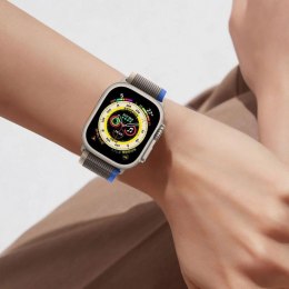 Pasek Tech-Protect Nylon na Apple Watch 4 / 5 / 6 / 7 / 8 / 9 / SE / Ultra 1 / 2 (42/44/45/49 mm) - czarno-pomarańczowy Tech-Protect