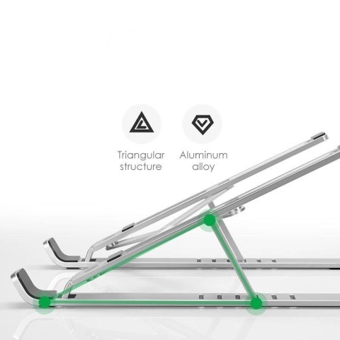 Podstawka Tech-Protect Alustand uniwersalna laptopa - ciemnoszara Tech-Protect