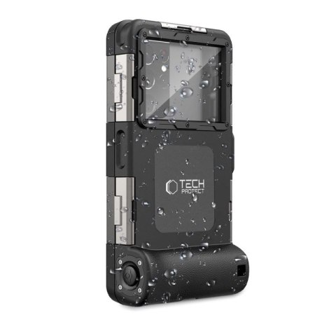 Pokrowiec Tech-Protect Waterproof Case wodoodporny IPX8 na smartfony 4.7-6.7" - czarny Tech-Protect