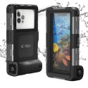 Pokrowiec Tech-Protect Waterproof Case wodoodporny IPX8 na smartfony 4.7-6.7" - czarny Tech-Protect