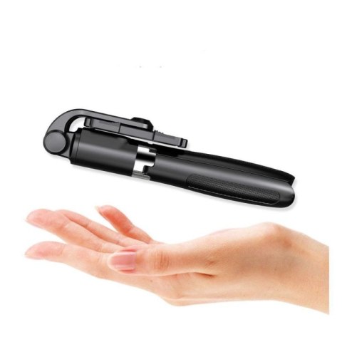 Selfie stick Tech-Protect L01S Bluetooth z tripodem do 70cm - czarny Tech-Protect