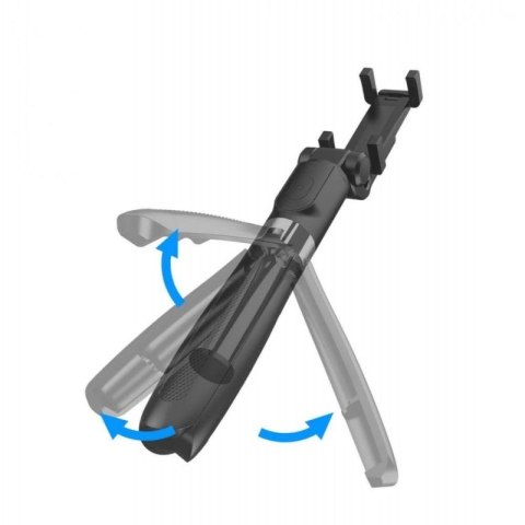Selfie stick Tech-Protect L01S Bluetooth z tripodem do 70cm - czarny Tech-Protect
