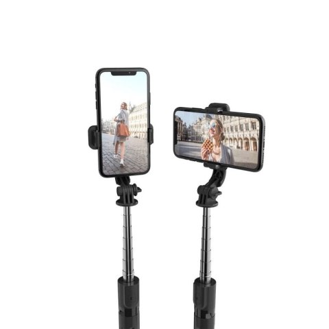Selfie stick Tech-Protect L02S Bluetooth z tripodem do 72cm - czarny Tech-Protect