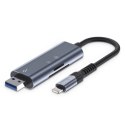 Czytnik Tech-Protect UltraBoost kart SD / micro SD ze złączem Lightning / USB-A - szary Tech-Protect