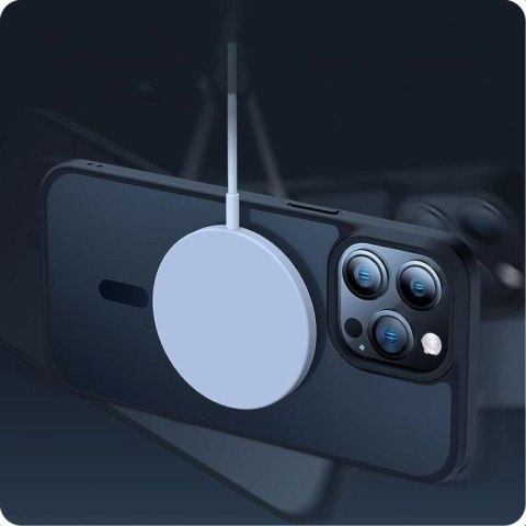 Etui Tech-Protect MagMat MagSafe na iPhone 12 mini / 13 mini - przezroczysto-czarny Tech-Protect