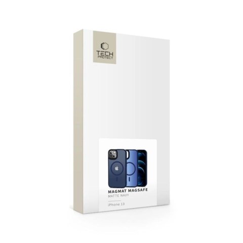 Etui Tech-Protect MagMat MagSafe na iPhone 13 - granatowy mat Tech-Protect