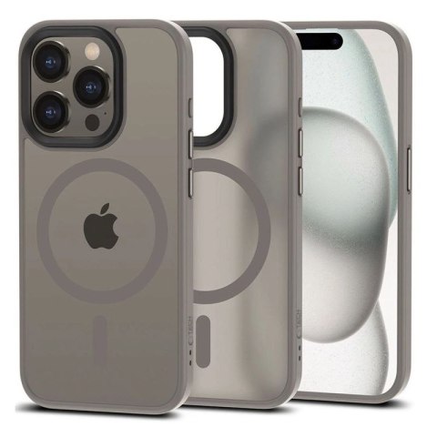 Etui Tech-Protect MagMat MagSafe na iPhone 15 Pro - tytanowy mat Tech-Protect
