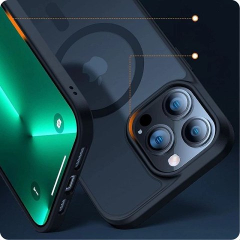 Etui Tech-Protect MagMat MagSafe na iPhone 15 - niebieski mat Tech-Protect