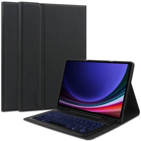 Etui Tech-Protect SC Pen + Keyboard z klawiaturą na Samsung Galaxy Tab S9 FE 10.9" X510 / X516B - czarne Tech-Protect
