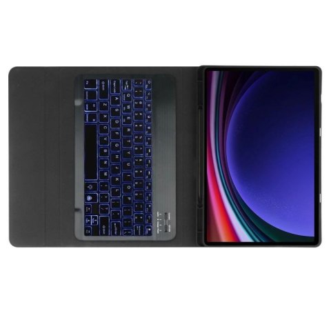 Etui Tech-Protect SC Pen + Keyboard z klawiaturą na Samsung Galaxy Tab S9 FE+ 12.4" X610 / X616B - czarne Tech-Protect