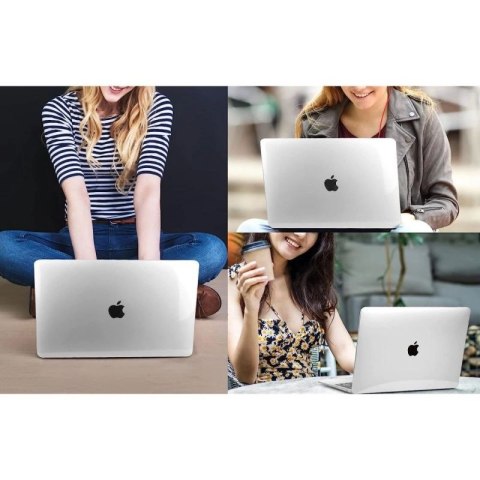 Etui Tech-Protect SmartShell na MacBook Air 15" M2 / M3 / 2023-2024 - przezroczyste Tech-Protect
