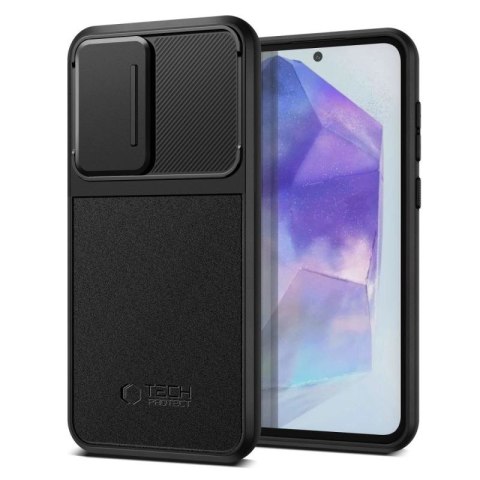 Etui Tech-Protect Velar Cam+ na Samsung Galaxy A55 5G - czarne Tech-Protect