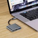 HUB Tech-Protect V1 3w1 USB-C - USB-A 3.0 / USB-C PD 100W / HDMI 4K 30Hz - szary Tech-Protect
