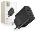Ładowarka Tech-Protect C20W sieciowa 2x USB-C PD 20W - czarna Tech-Protect
