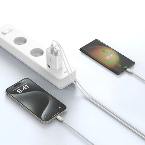 Ładowarka Tech-Protect C20W sieciowa 2x USB-C PD 20W - czarna Tech-Protect