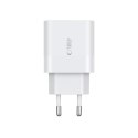 Ładowarka Tech-Protect C20W sieciowa 2x USB-C PD 20W z kablem USB-C / USB-C - biała Tech-Protect