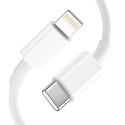 Ładowarka Tech-Protect C20W sieciowa USB-C PD 20W / USB-A QC 3.0 z kablem USB-C / Lightning - biała Tech-Protect
