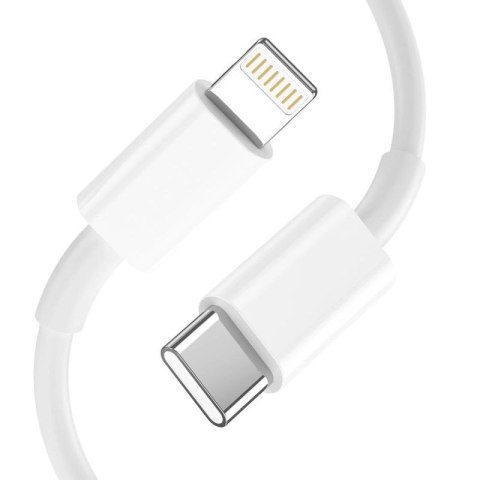 Ładowarka Tech-Protect C20W sieciowa USB-C PD 20W / USB-A QC 3.0 z kablem USB-C / Lightning - biała Tech-Protect