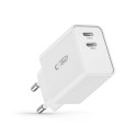 Ładowarka Tech-Protect C35W sieciowa 2x USB-C PD 35W - biała Tech-Protect