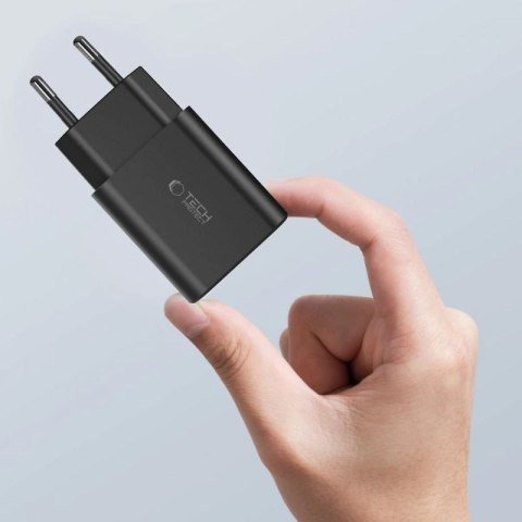Ładowarka Tech-Protect C35W sieciowa 2x USB-C PD 35W z kablem USB-C / USB-C - biała Tech-Protect