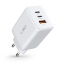 Ładowarka Tech-Protect C65W sieciowa 2x USB-C PD 65W / USB-A QC 3.0 - biała Tech-Protect