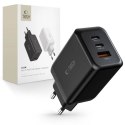 Ładowarka Tech-Protect C65W sieciowa 2x USB-C PD 65W / USB-A QC 3.0 - czarna Tech-Protect
