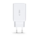 Ładowarka Tech-Protect C65W sieciowa 2x USB-C PD 65W / USB-A QC 3.0 - czarna Tech-Protect