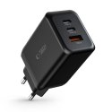 Ładowarka Tech-Protect C65W sieciowa 2x USB-C PD 65W / USB-A QC 3.0 - czarna Tech-Protect