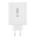Ładowarka Tech-Protect NC100W-GAN sieciowa GaN 3x USB-C PD 100W / USB-A QC 3.0 - biała Tech-Protect