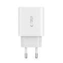 Ładowarka Tech-Protect NC30W sieciowa 2x USB-C PD 30W / USB-A QC 3.0 - czarna Tech-Protect