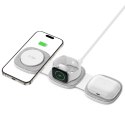 Ładowarka Tech-Protect QI15W-A32 indukcyjna 3w1 z MagSafe na smartfon / Apple Watch / AirPods - szara Tech-Protect