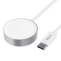 Ładowarka Tech-Protect UltraBoost indukcyjna magnetyczna ze złączem USB-C do Apple Watch 1.2m - biała Tech-Protect
