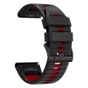 Pasek Tech-Protect IconBand Pro na Garmin Fenix 3 / 5X / 3HR / 5X Plus / 6X / 6X Pro / 7X - czarno-czerwony Tech-Protect