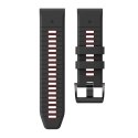 Pasek Tech-Protect IconBand Pro na Garmin Fenix 3 / 5X / 3HR / 5X Plus / 6X / 6X Pro / 7X - czarno-czerwony Tech-Protect