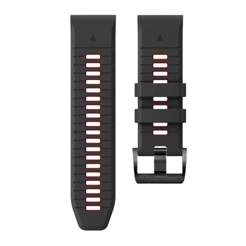 Pasek Tech-Protect IconBand Pro na Garmin Fenix 3 / 5X / 3HR / 5X Plus / 6X / 6X Pro / 7X - czarno-czerwony Tech-Protect