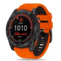Pasek Tech-Protect IconBand Pro na Garmin Fenix 3 / 5X / 3HR / 5X Plus / 6X / 6X Pro / 7X - pomarańczowo-czarny Tech-Protect