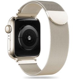 Pasek Tech-Protect MilaneseBand na Apple Watch 4 / 5 / 6 / 7 / 8 / 9 / SE / Ultra 1 / 2 (42/44/45/49 mm) - beżowy Tech-Protect