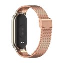 Pasek Tech-Protect MilaneseBand na Xiaomi Smart Band 8 / 8 NFC - różowy Tech-Protect