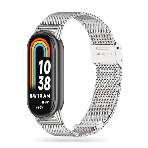 Pasek Tech-Protect MilaneseBand na Xiaomi Smart Band 8 / 8 NFC - srebrny Tech-Protect