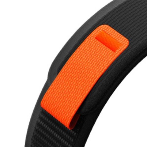 Pasek Tech-Protect Nylon na Garmin Fenix 3 / 5X / 3HR / 5X Plus / 6X / 6X Pro / 7X - czarno-pomarańczowy Tech-Protect