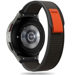 Pasek Tech-Protect Nylon na Samsung Galaxy Watch 4 / 5 / 5 Pro / 6 / 7 / FE - czarno-pomarańczowy Tech-Protect