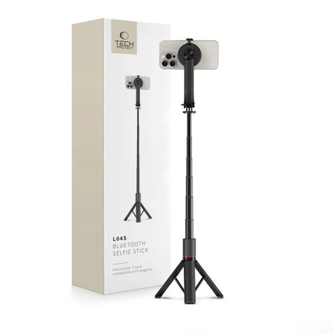 Selfie stick Tech-Protect L04S Bluetooth z tripodem do 95cm i głowicą 360 - czarny Tech-Protect