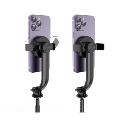 Selfie stick Tech-Protect L04S Bluetooth z tripodem do 95cm i głowicą 360 - czarny Tech-Protect