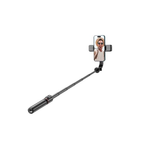 Selfie stick Tech-Protect L05S Bluetooth z tripodem do 105cm z lampą LED - czarny Tech-Protect