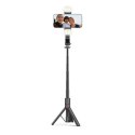 Selfie stick Tech-Protect L05S Bluetooth z tripodem do 105cm z lampą LED - czarny Tech-Protect