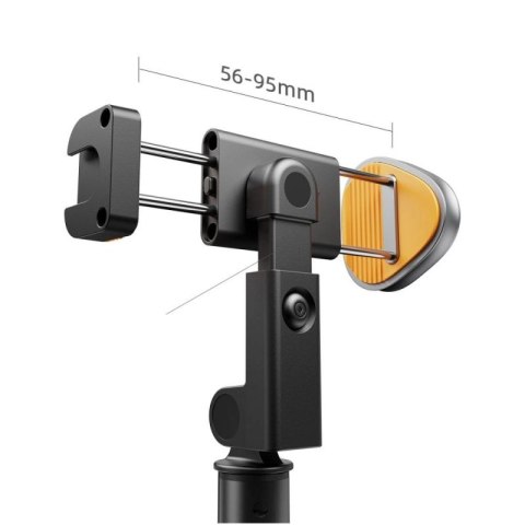 Selfie stick Tech-Protect L08S Bluetooth z pilotem, tripodem do 141cm - czarny Tech-Protect