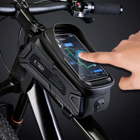 Torba Tech-Protect V2 rowerowa z miejscem na telefon 1.2l - czarna Tech-Protect