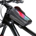 Torba Tech-Protect V2 rowerowa z miejscem na telefon 1l - czarna Tech-Protect