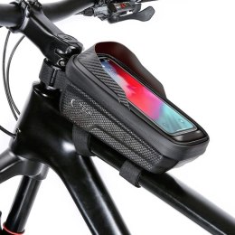 Torba Tech-Protect V2 rowerowa z miejscem na telefon 1l - czarna Tech-Protect